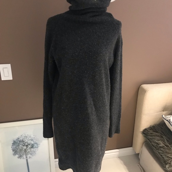 Community Aritzia wool gray dress